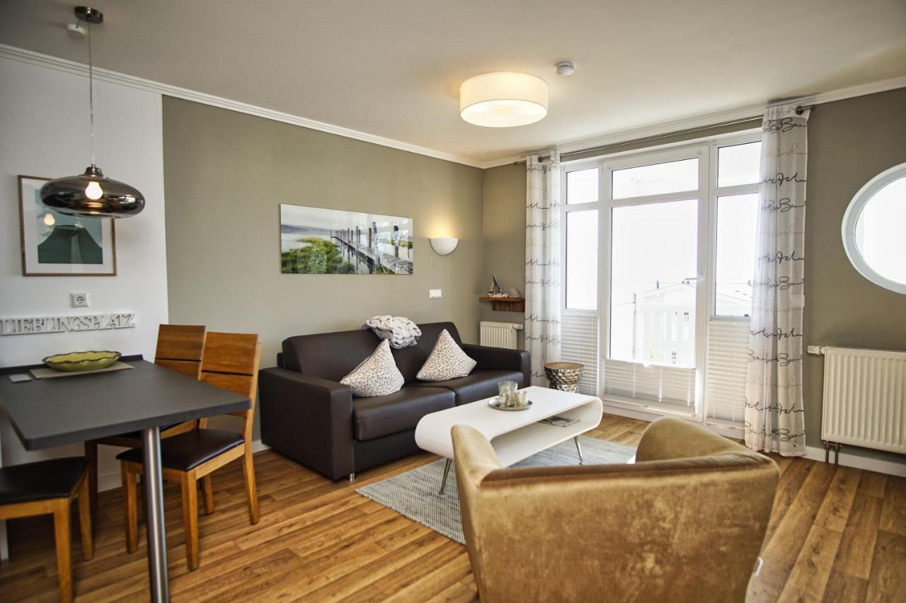 Meeresblick Residenzen FeWo 25 deluxe, inklusive Sauna und Schwimmbadnutzung im AHOI Sellin Goehren  Exterior foto